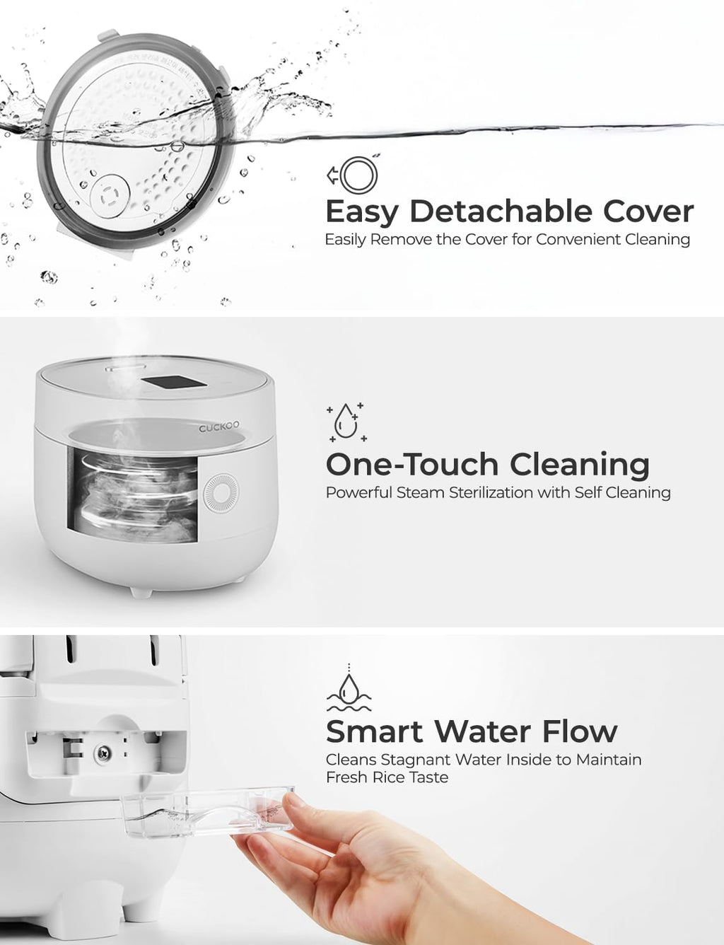 CUCKOO Micom Rice Cooker 3-Cup with Fuzzy Logic Technology