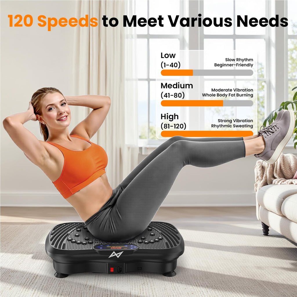 AXV Vibration Plate Fitness Exercise Machine for Weight Loss