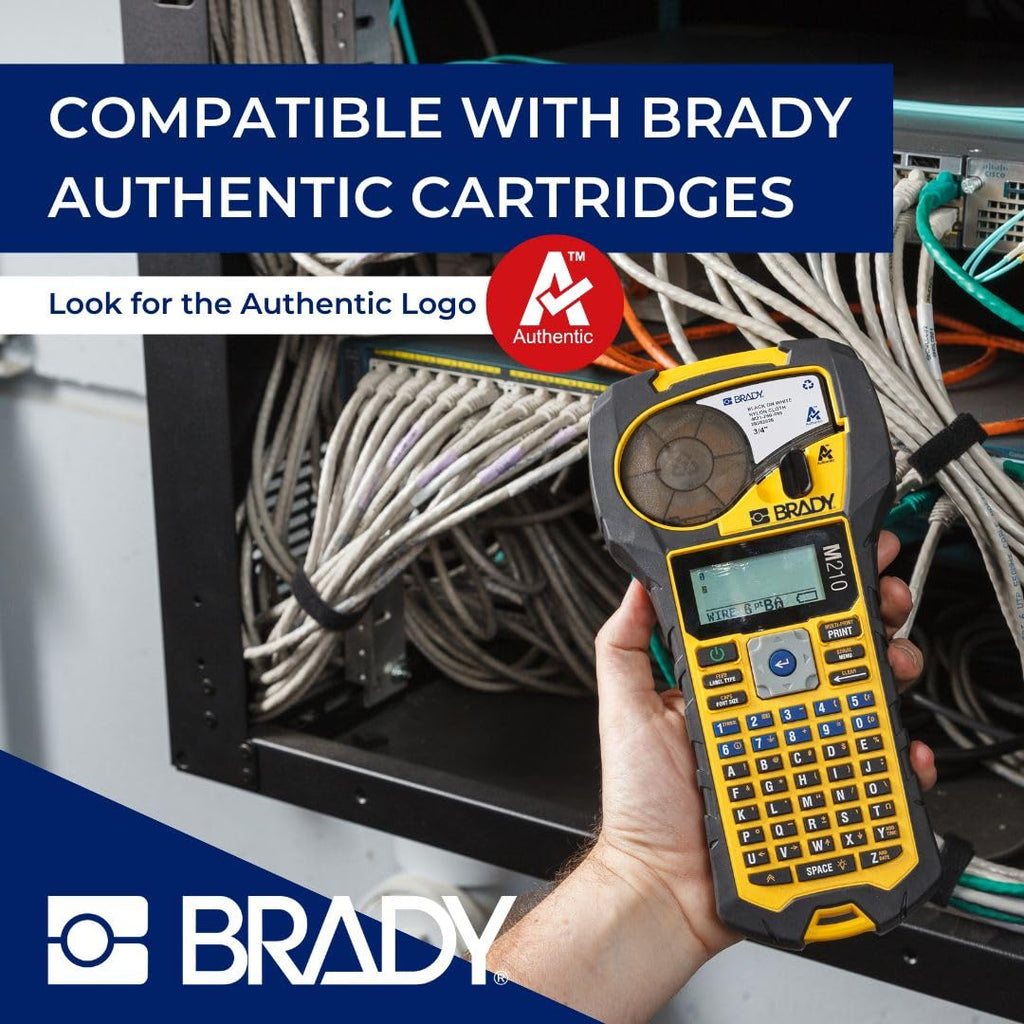 BRADY M210 Portable Label Printer - Multi-Line, 6-40 Point Font