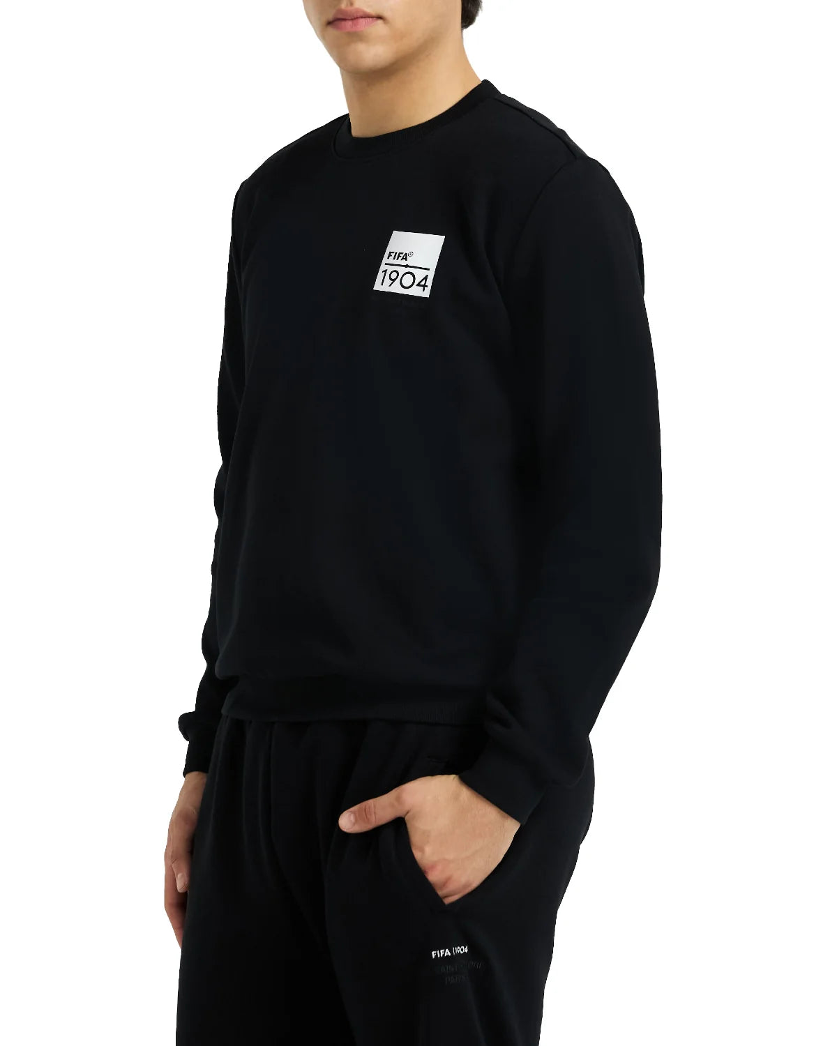 FIFA 1904 Black Square Crewneck - Unisex
