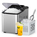 TYPHUR Fast Nugget Ice Maker - 35lbs/24H Crushed Ice Machine