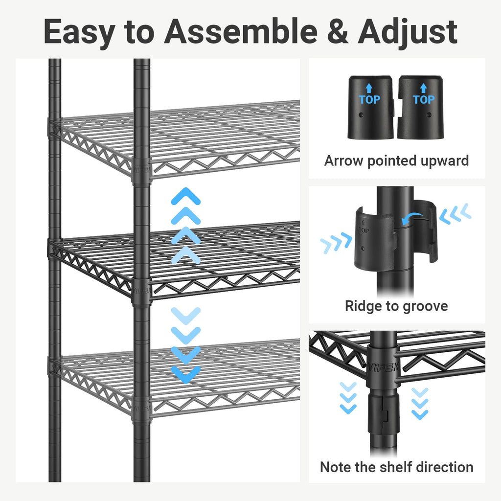 VIPEK V5 Heavy Duty Clothes Rack - Portable Wardrobe, 890 lbs