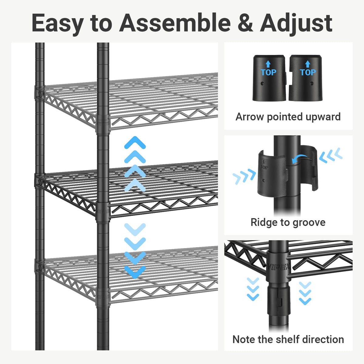 VIPEK V5 Heavy Duty Clothes Rack - Portable Wardrobe, 890 lbs