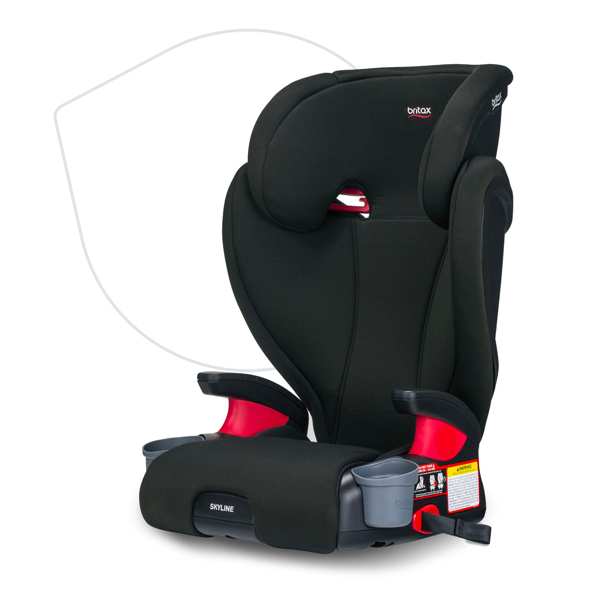 BRITAX Skyline Booster Car Seat - Highback and Backless