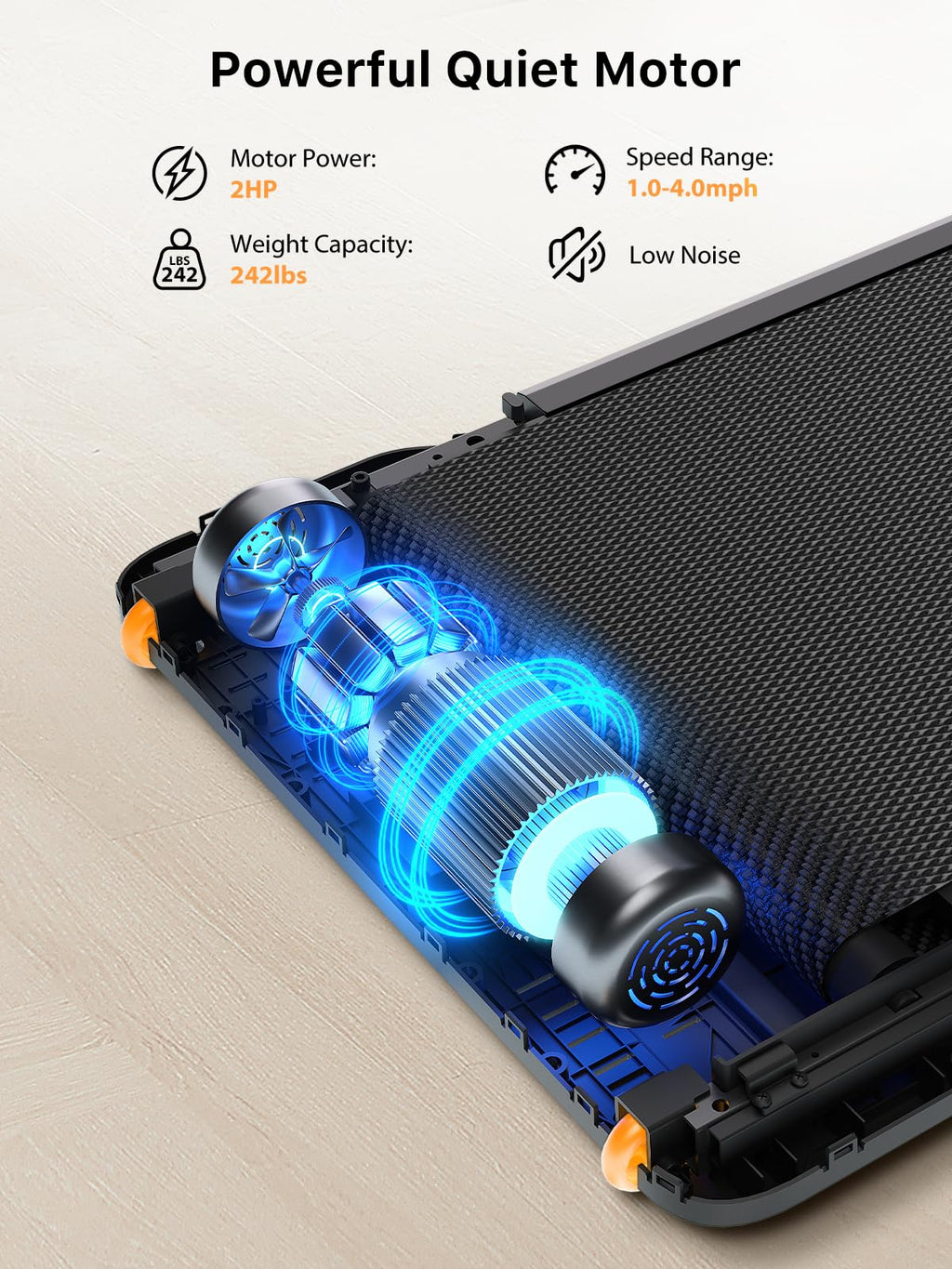 WALKINGPAD Foldable Walking Pad Under Desk Treadmill Compact