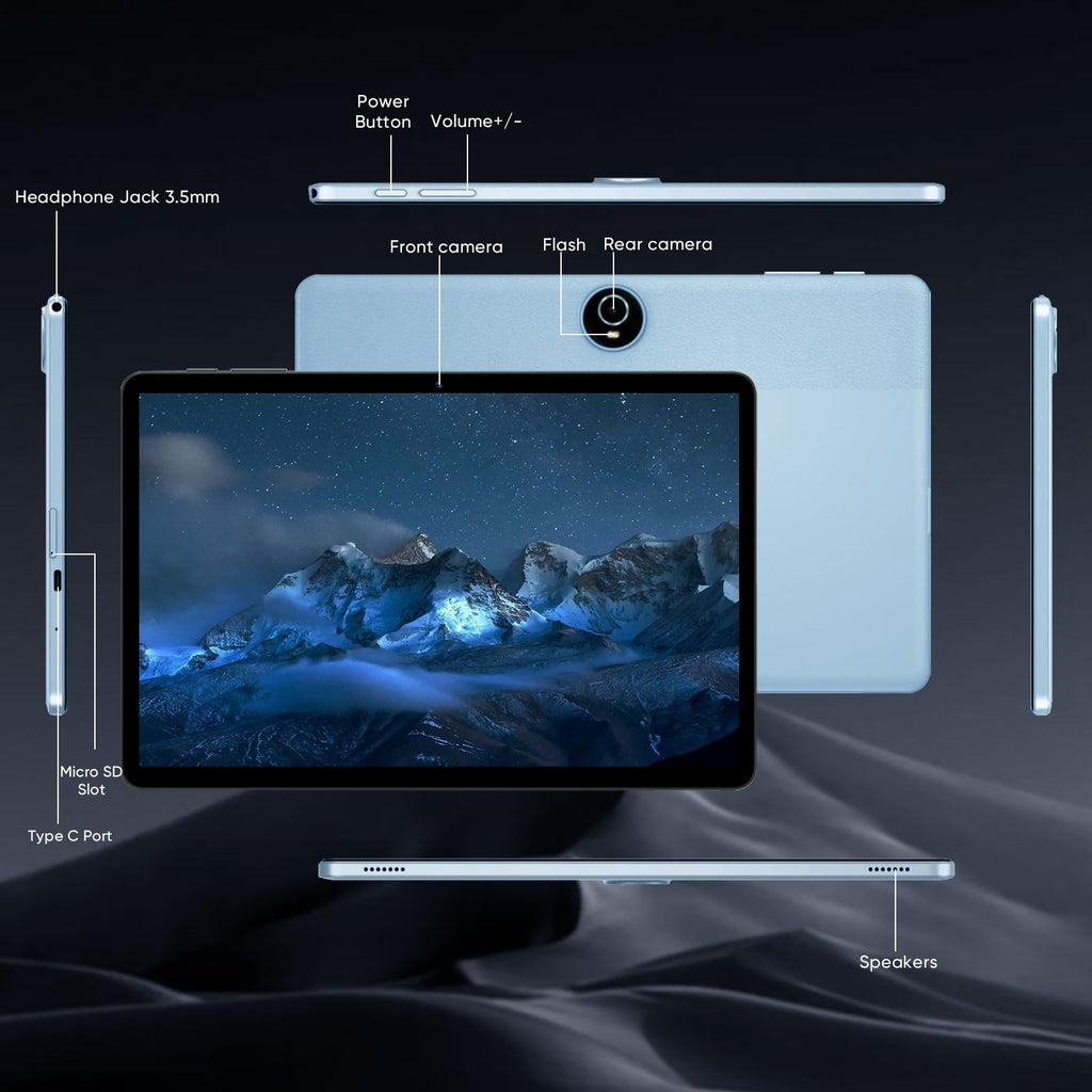 WXUNJA Android 16 Tablet - 11" Octa Core, 128GB, 8000mAh