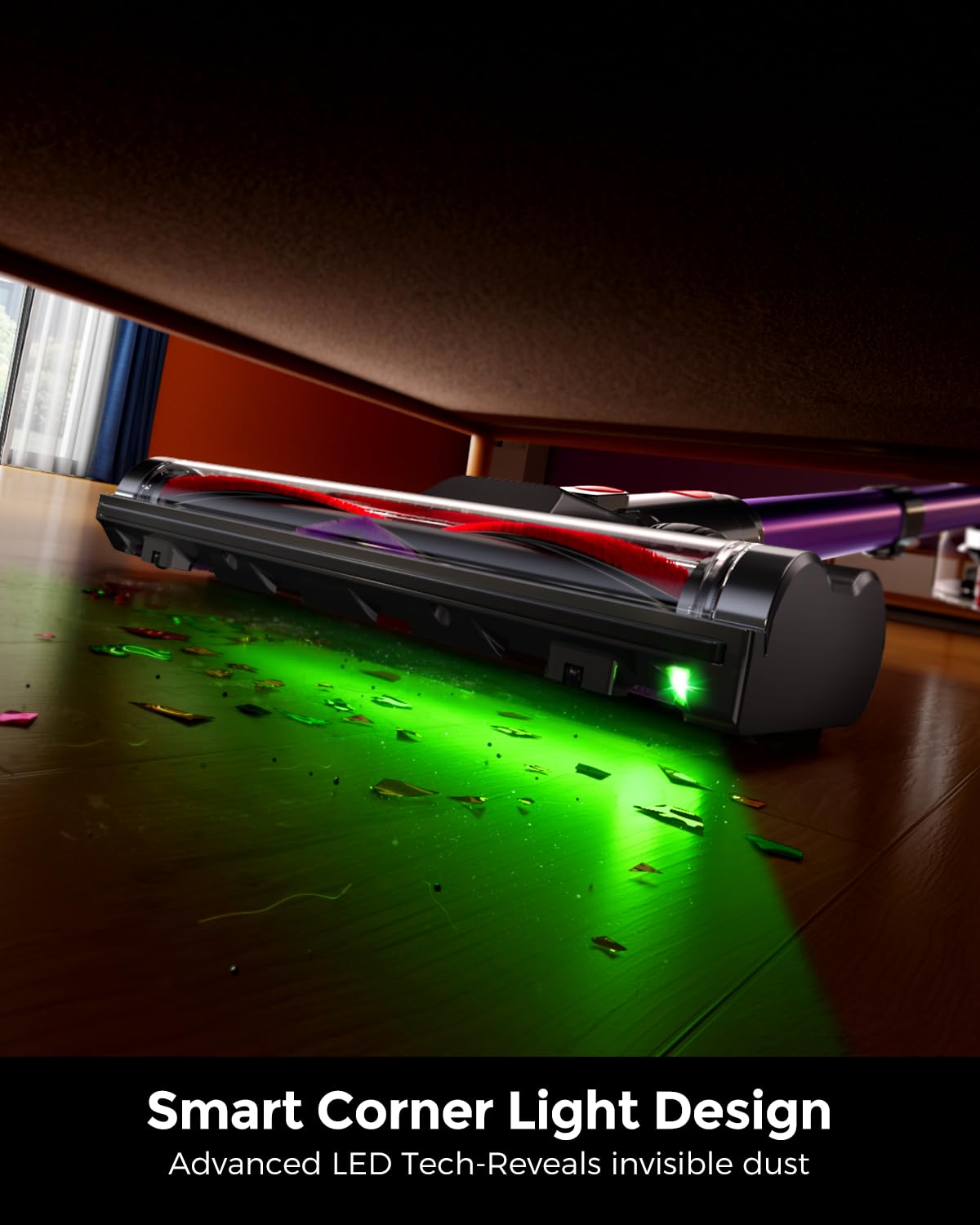SVHT Cordless Vacuum Cleaner 500W 45KPA, 50Mins Runtime