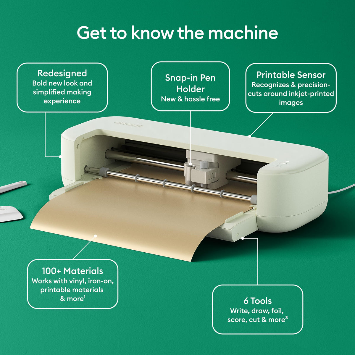 CRICUT Explore® 5 Essential Bundle - Cutting Machine & Supplies