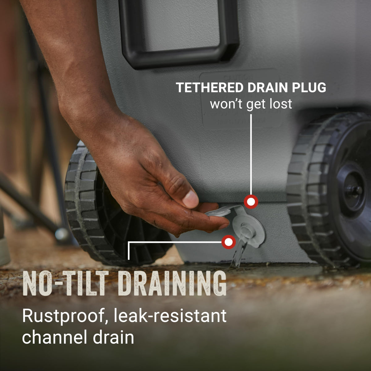 COLEMAN Classic Series 100-Quart Insulated Rolling Cooler