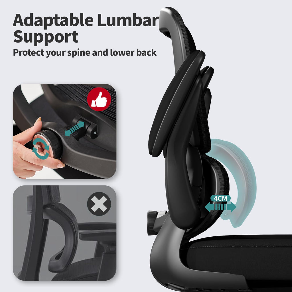 TRALT Office Chair - Ergonomic Adjustable Mesh Chair