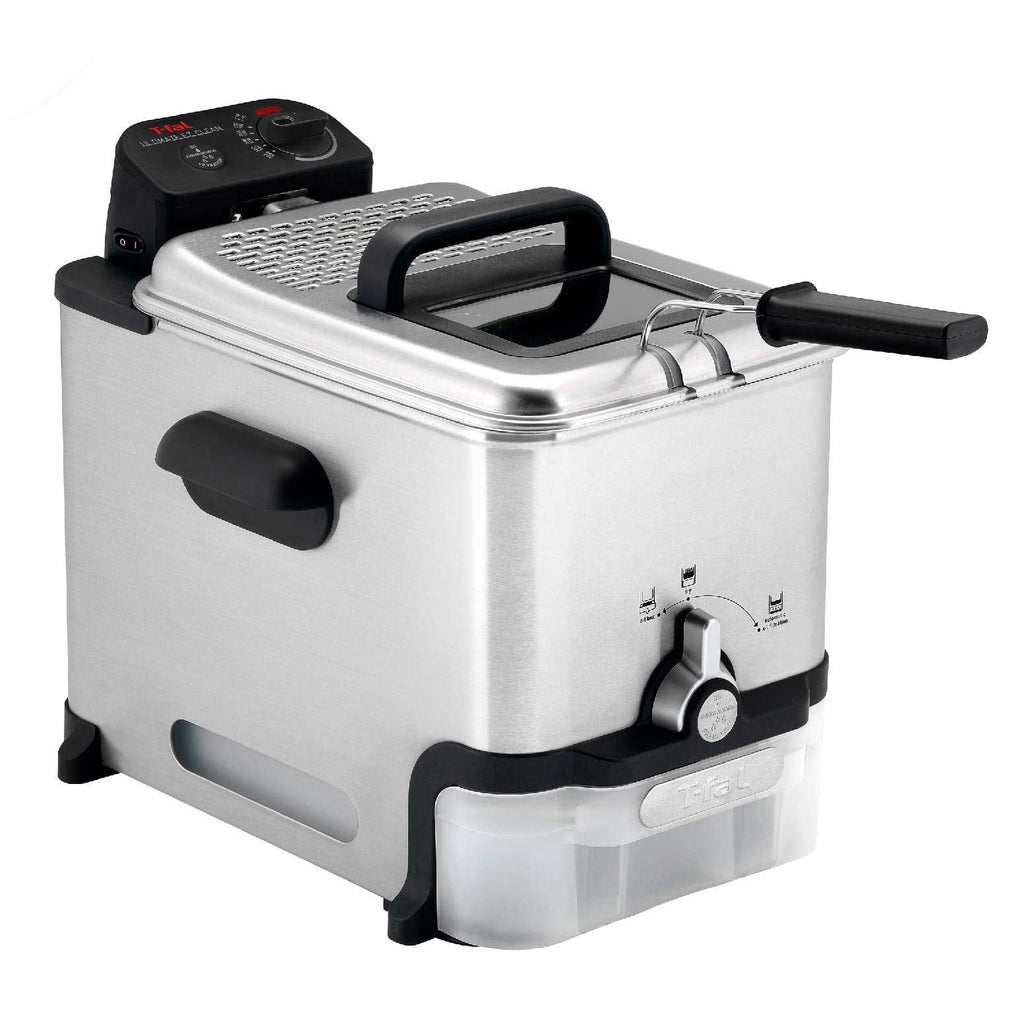 T-FAL 3.5L Stainless Steel Deep Fryer with Oil Filtration