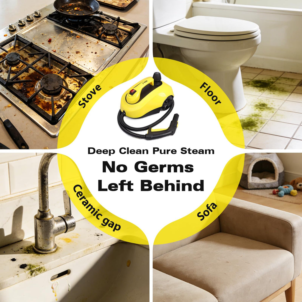 TVD Steam Cleaner with 26 Accessories for Home Use