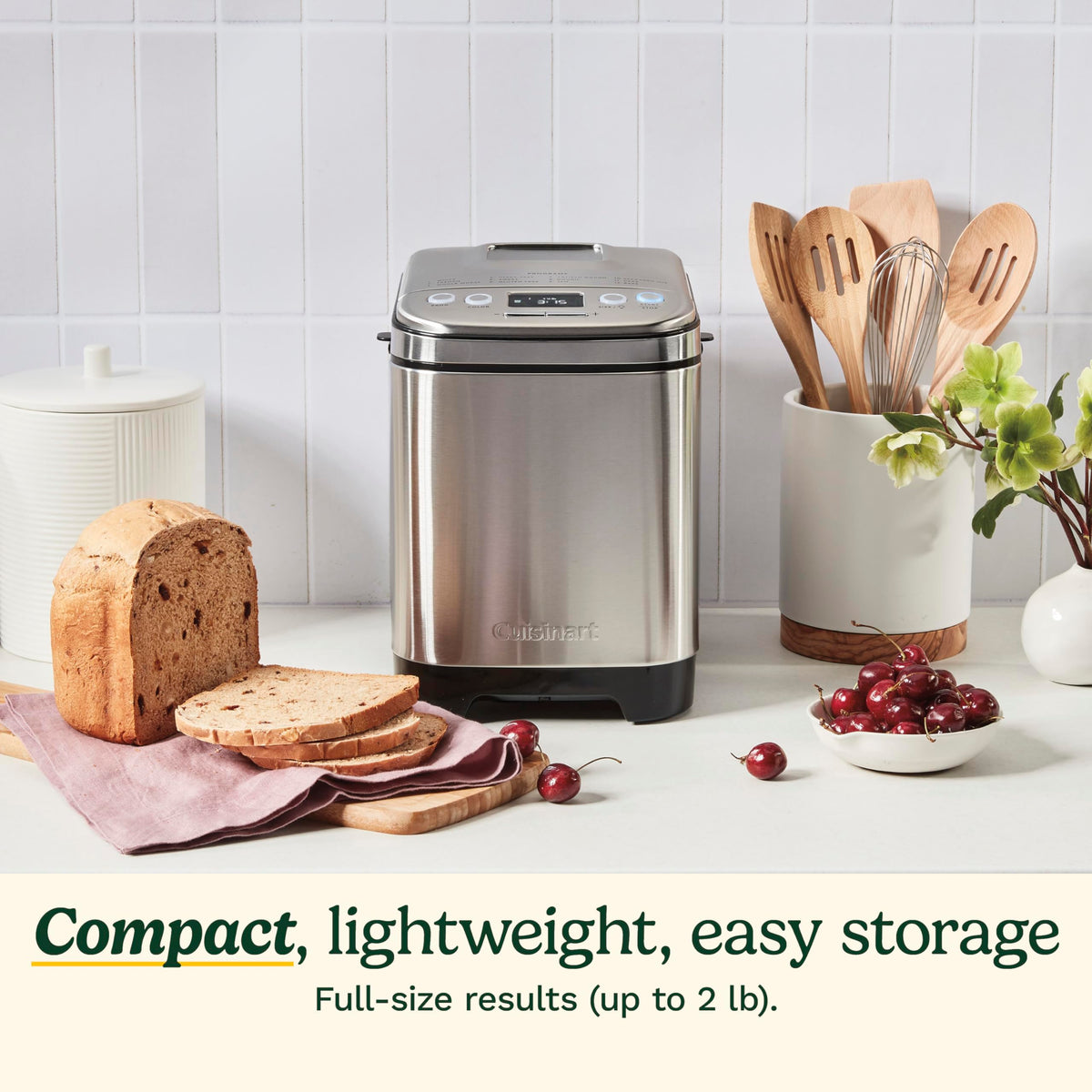 CUISINART Bread Maker Machine - Stainless Steel, 12 Menu Options