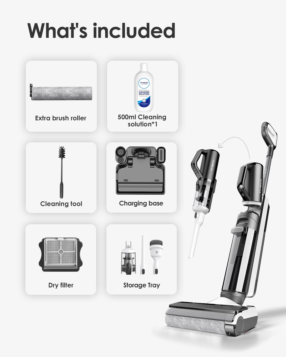 TINECO Floor ONE S5 Combo 2-in-1 Cordless Vacuum Cleaner