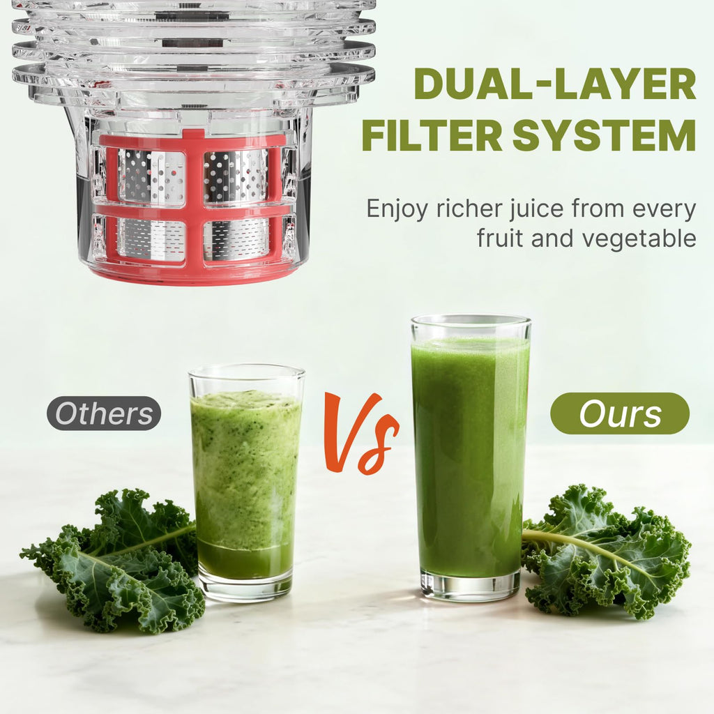 YOYDS Cold Press Juicer with 5.5" Wide Feed Chute