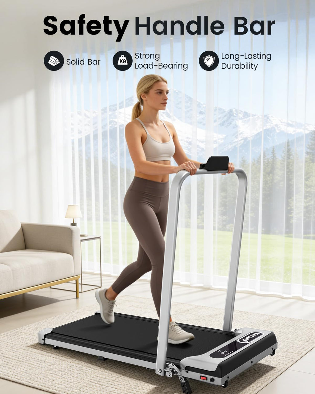 YAGUD Walking Pad Treadmill for Home Office & Jogging
