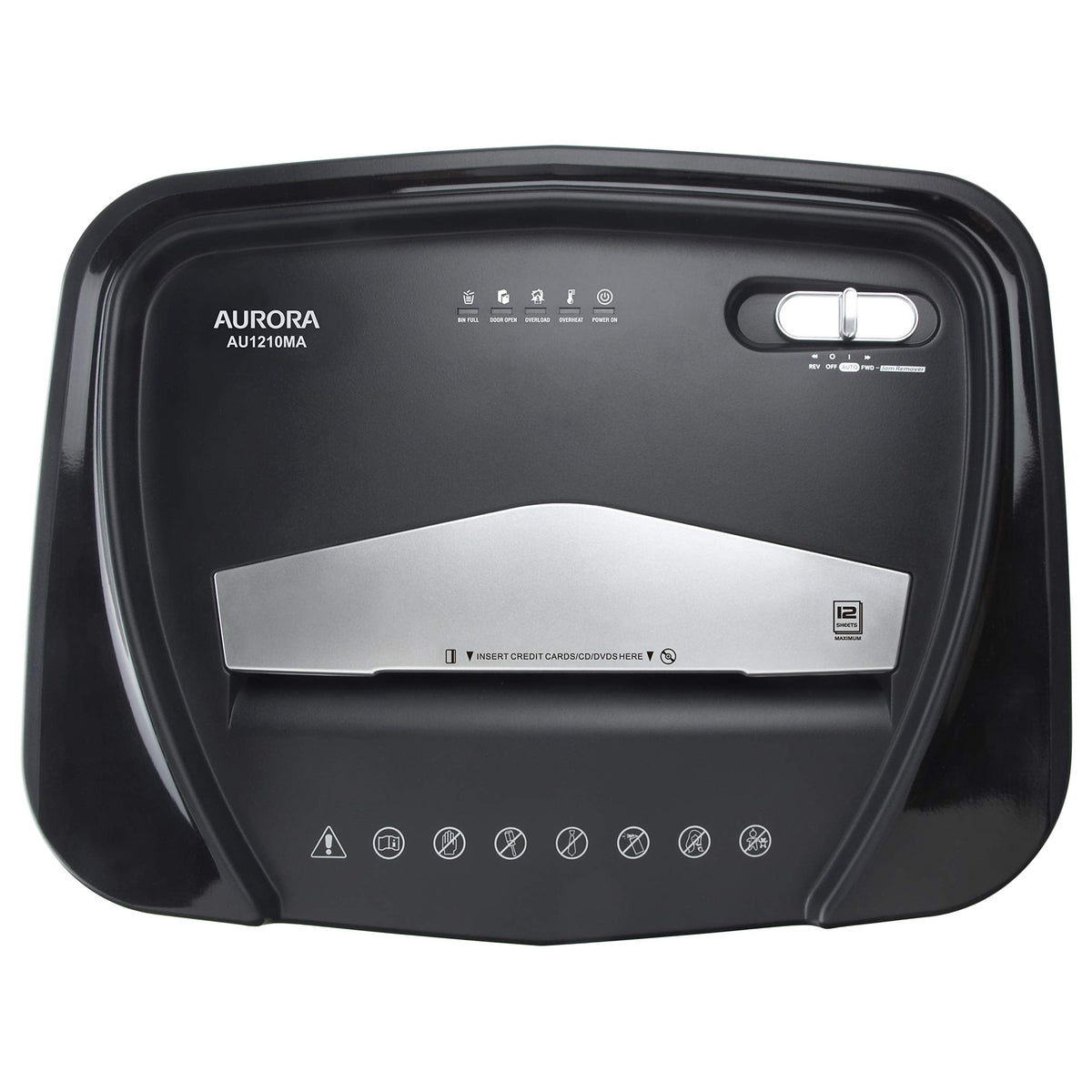 AURORA AU1210MA Micro-Cut Shredder for Paper & CDs