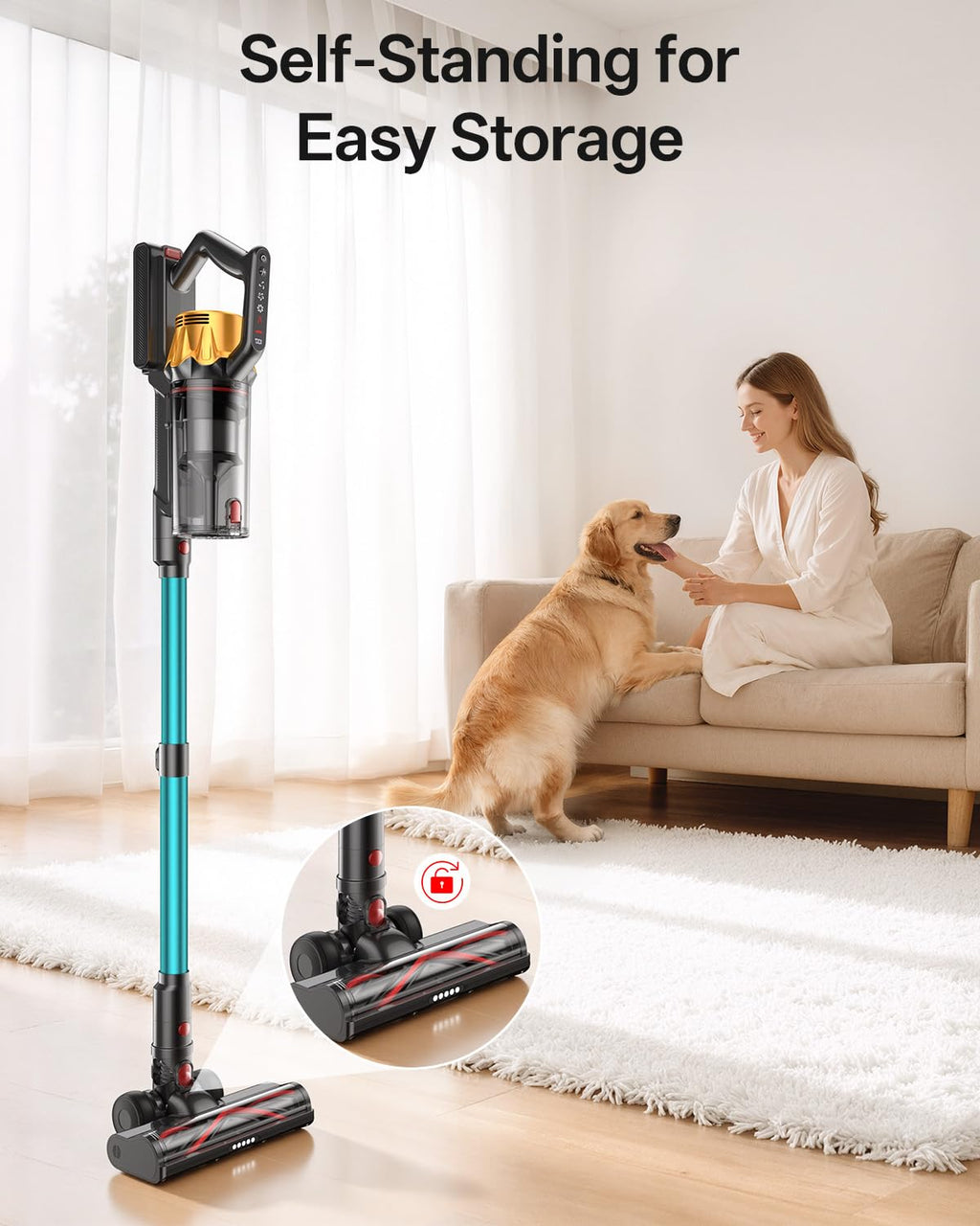 VACUSION Cordless Vacuum Cleaner 650W 55KPa 60Mins Battery
