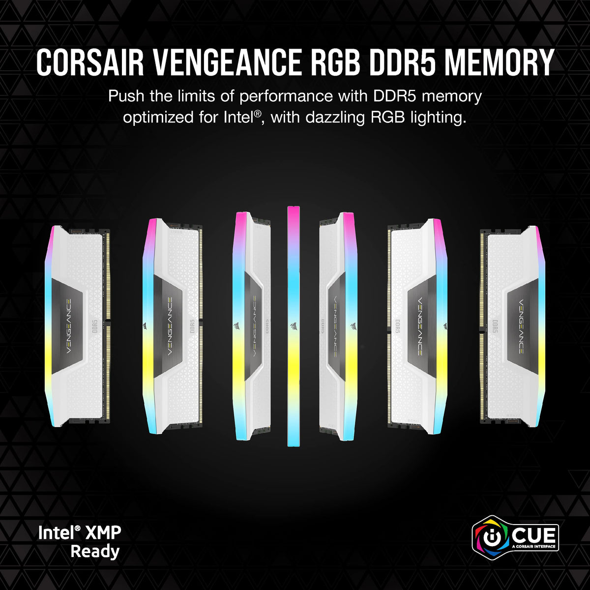 CORSAIR VENGEANCE RGB DDR5 32GB (2x16GB) 6000MHz RAM