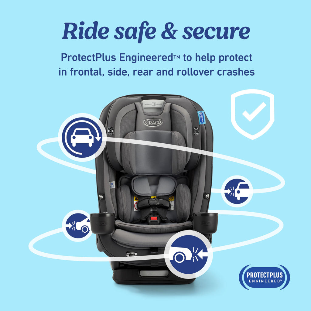 GRACO SlimFit3 LX 3-in-1 Slim Car Seat Booster Kunningham