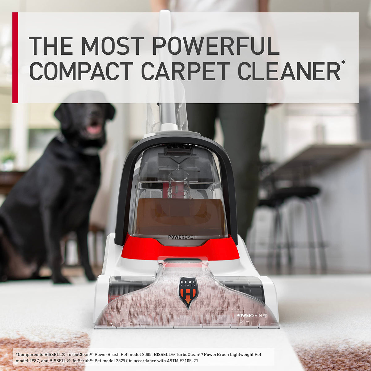 HOOVER PowerDash Pet+ Compact Carpet Cleaner Machine