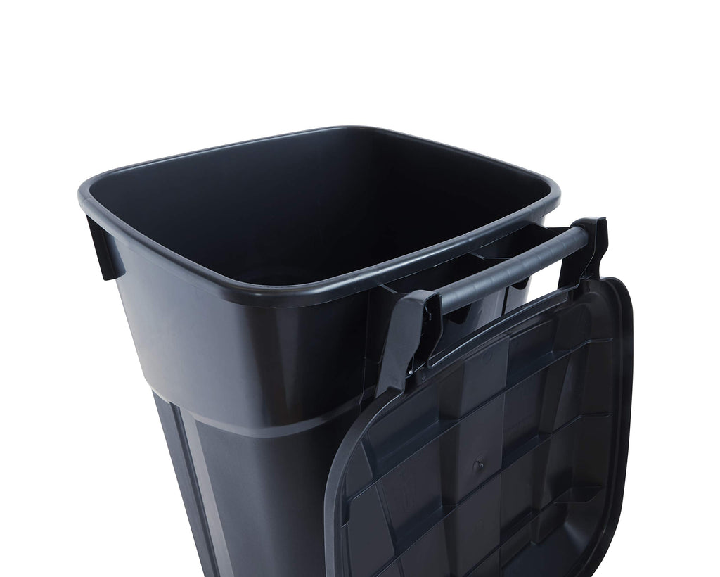 UNITED SOLUTIONS 32 Gallon Wheeled Outdoor Garbage Can - 2 Pack