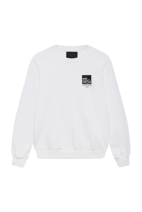 FIFA 1904 White Square Crewneck - Unisex