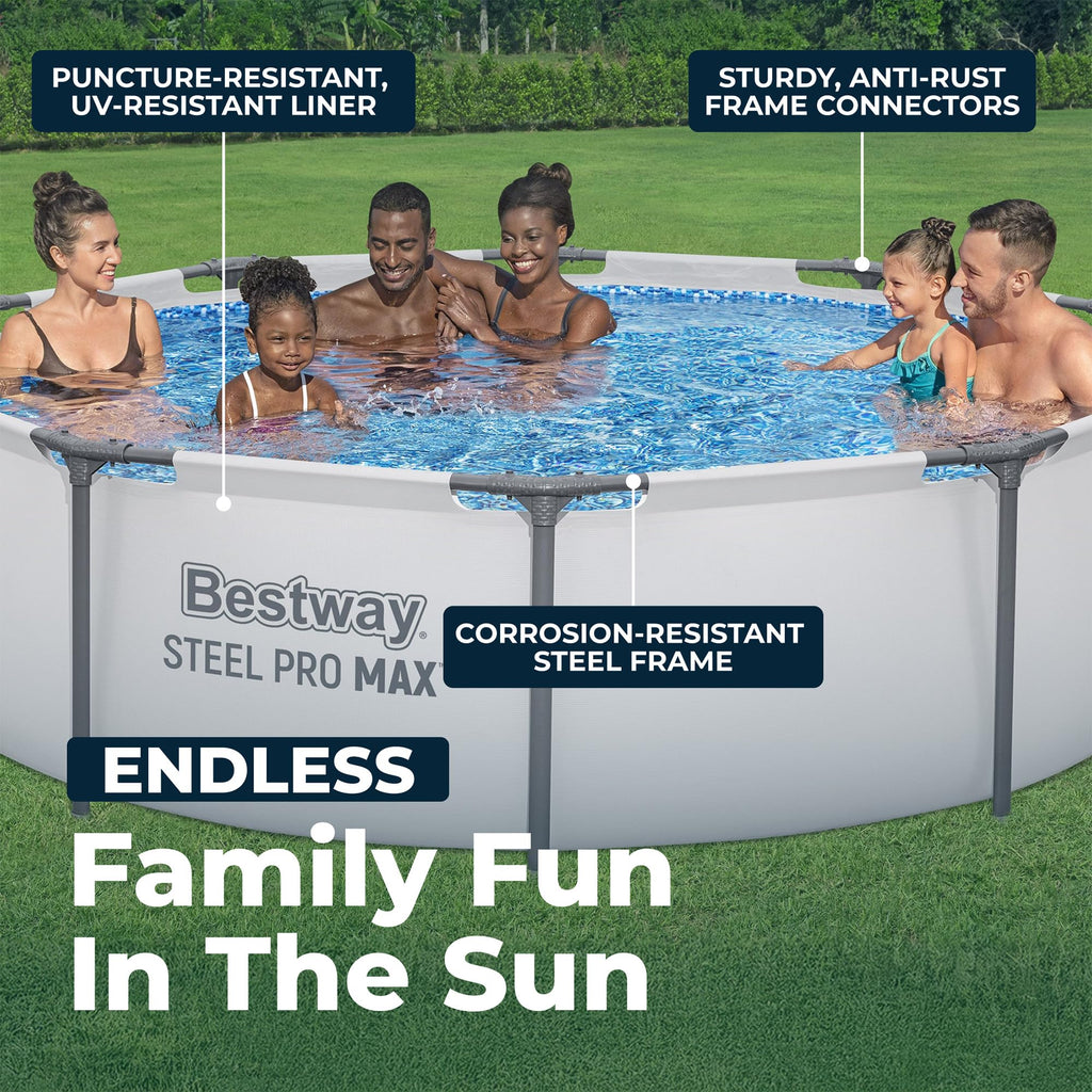 BESTWAY Steel Pro MAX 10' x 30" Above Ground Pool Set