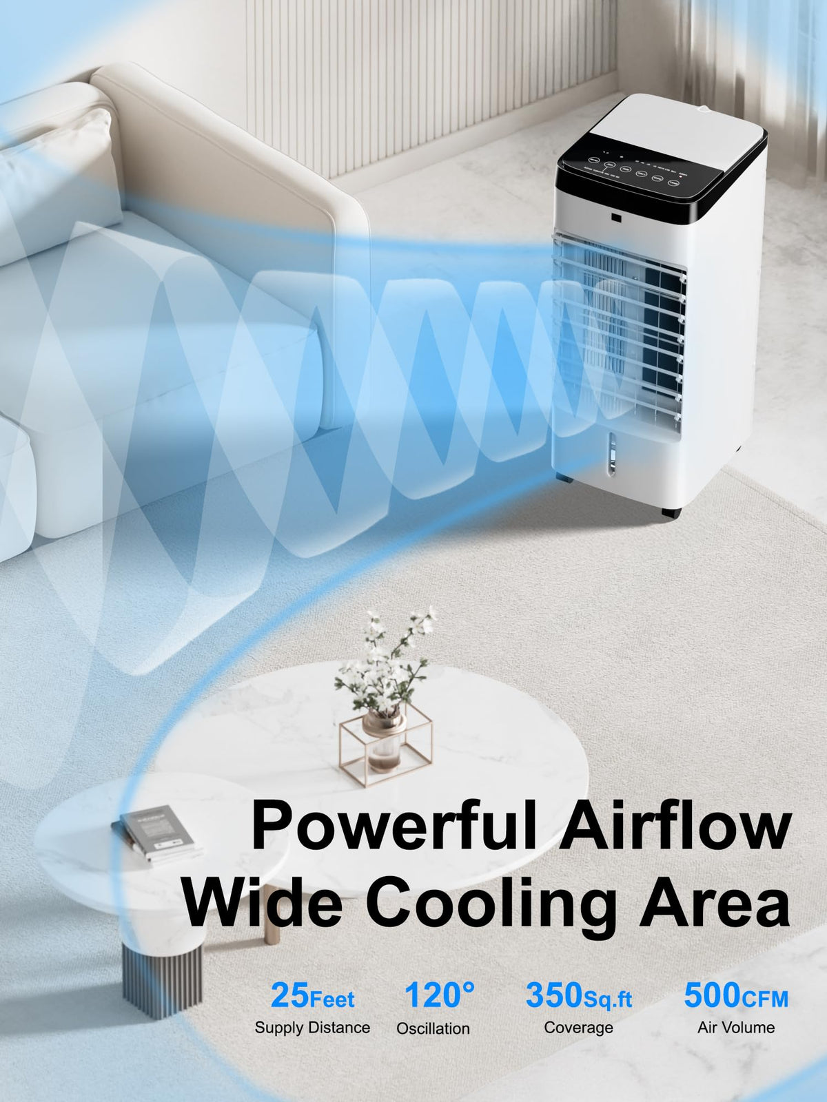 UTHFY Portable Air Conditioner 3-in-1 Evaporative Cooler