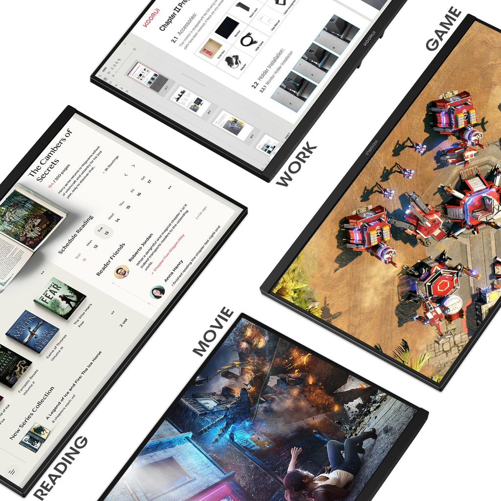 KOORUI E2412F 24" Full HD Computer Monitor 100Hz VA
