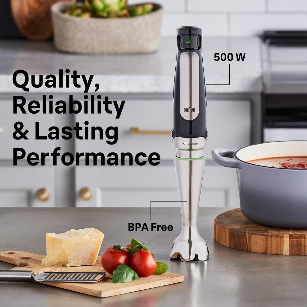 BRAUN MultiQuick 7 Immersion Blender with Food Processor