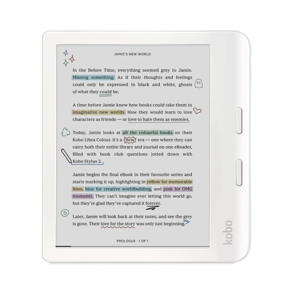 KOBO Libra Colour eReader | 7" Glare-Free Display