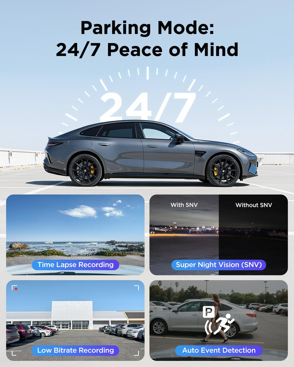 VIOFO A229 Plus Dash Cam Front and Rear, Dual 1440P HDR