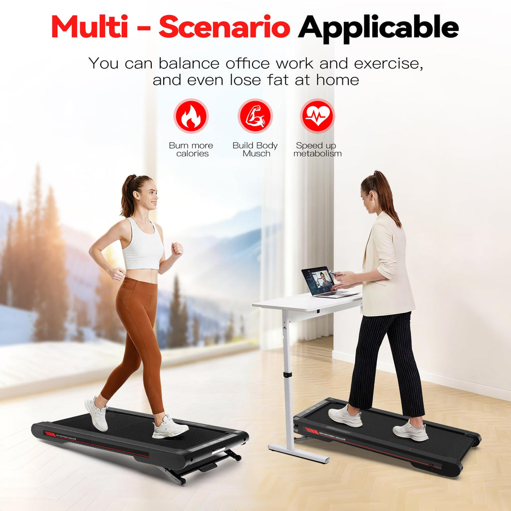 SPERAX Walking Treadmill Pad with APP - 3 in 1 Portable Treadmill