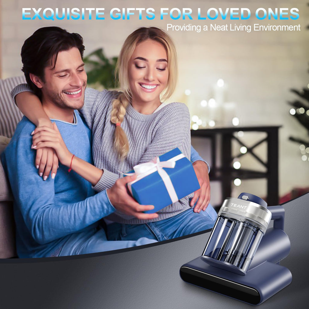 TEANT Mattress Vacuum Cleaner with UV-C Light & HEPA Filter