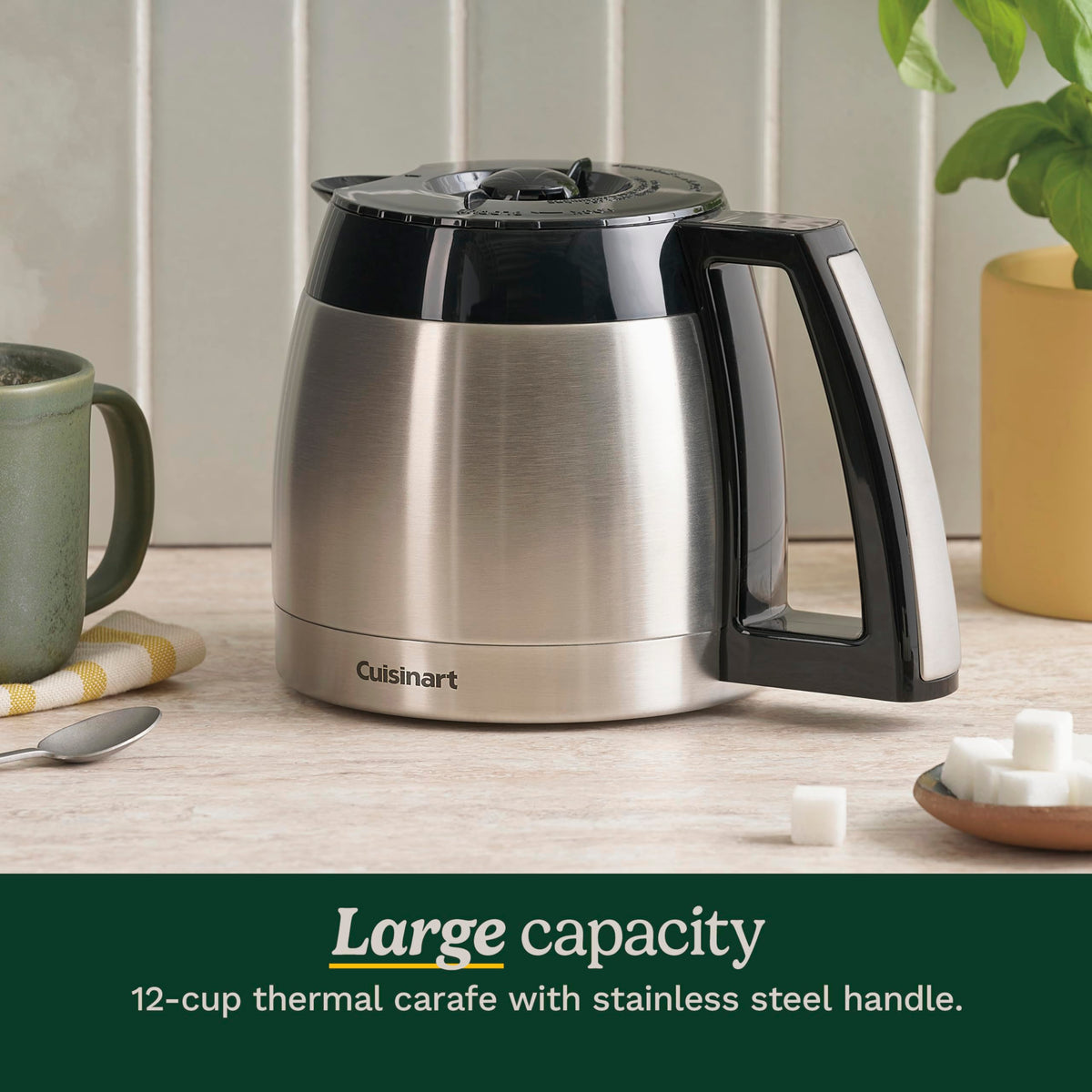 CUISINART 12-Cup Programmable Coffee Maker with Thermal Carafe