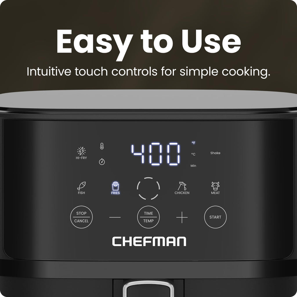 CHEFMAN Air Fryer 6 QT Compact with Hi-Fry Technology