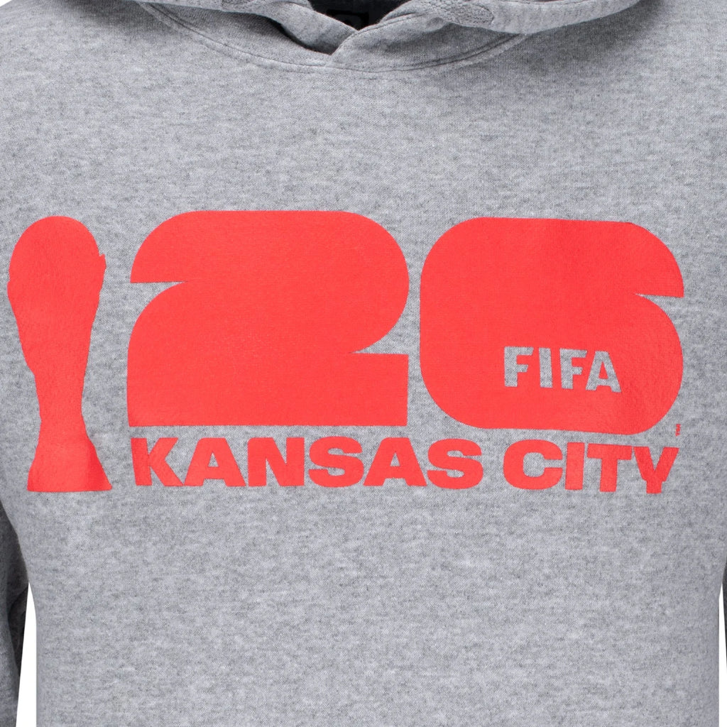FIFA World Cup 2026™ Kansas City Grey Hoodie - Unisex