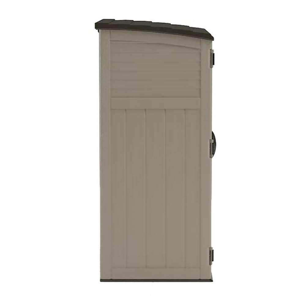 SUNCAST Resin Outdoor Storage Shed for Garden Tools & Cushions