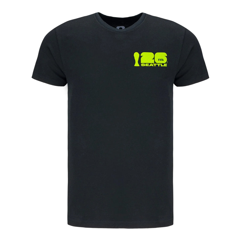FIFA World Cup 2026™ Seattle Poster Black T-Shirt - Unisex
