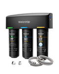 WATERDROP TSA Under Sink Water Filter System - Reduces PFAS & Chlorine