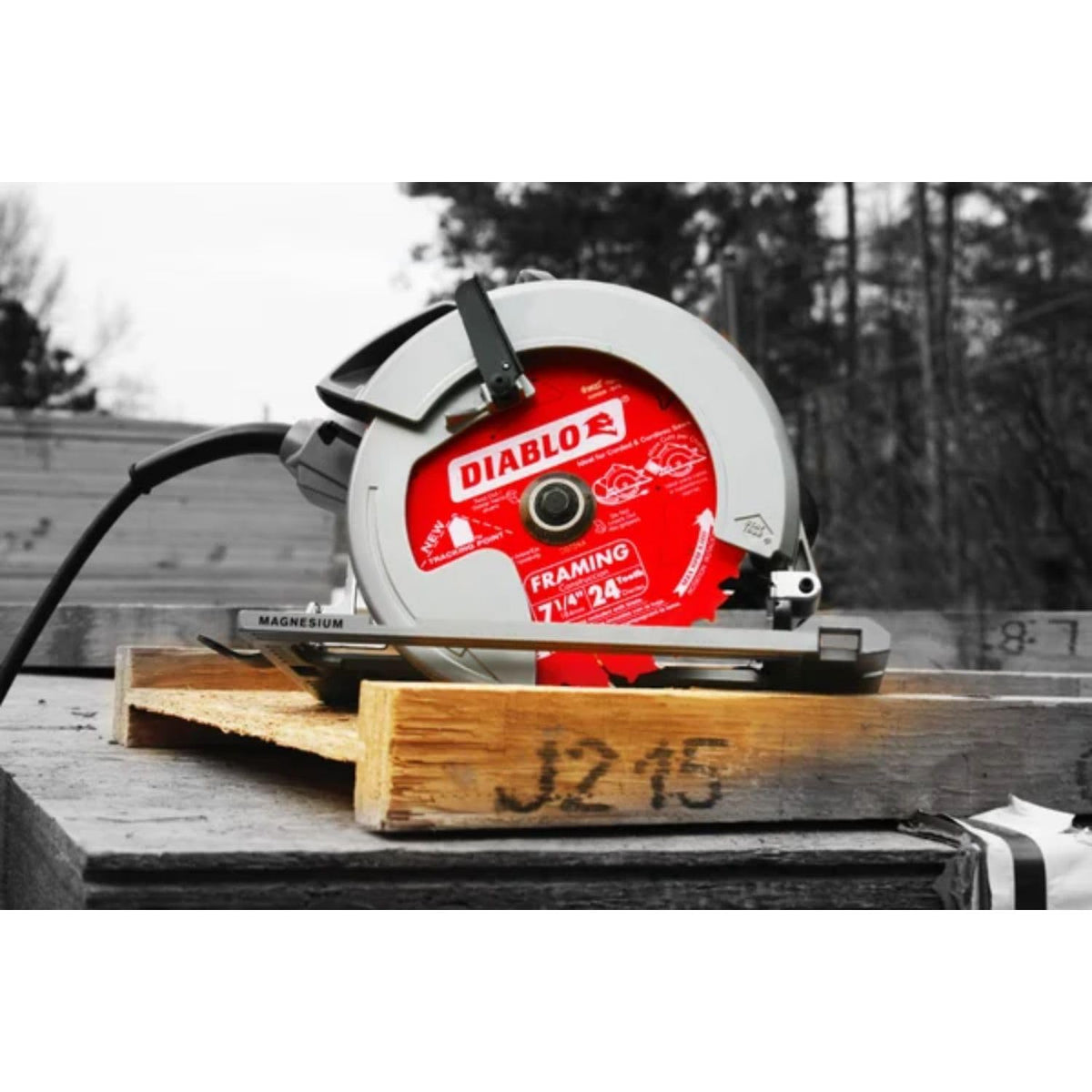 DIABLO Framing Saw Blade - 7-1/4" 24-Tooth Thin Kerf