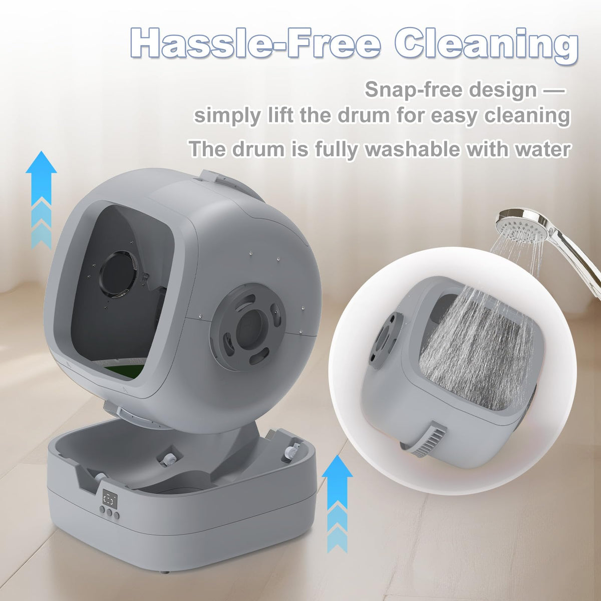UPFAS Automatic Self-Cleaning Cat Litter Box - APP Control
