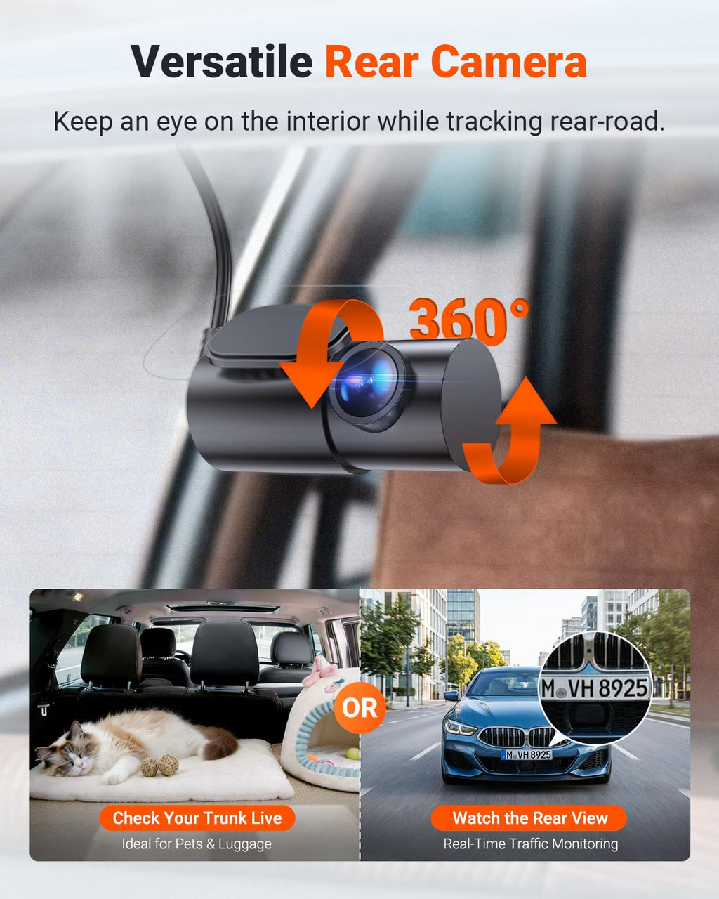 VANTRUE New N4S 3 Channel Dash Cam with Night Vision