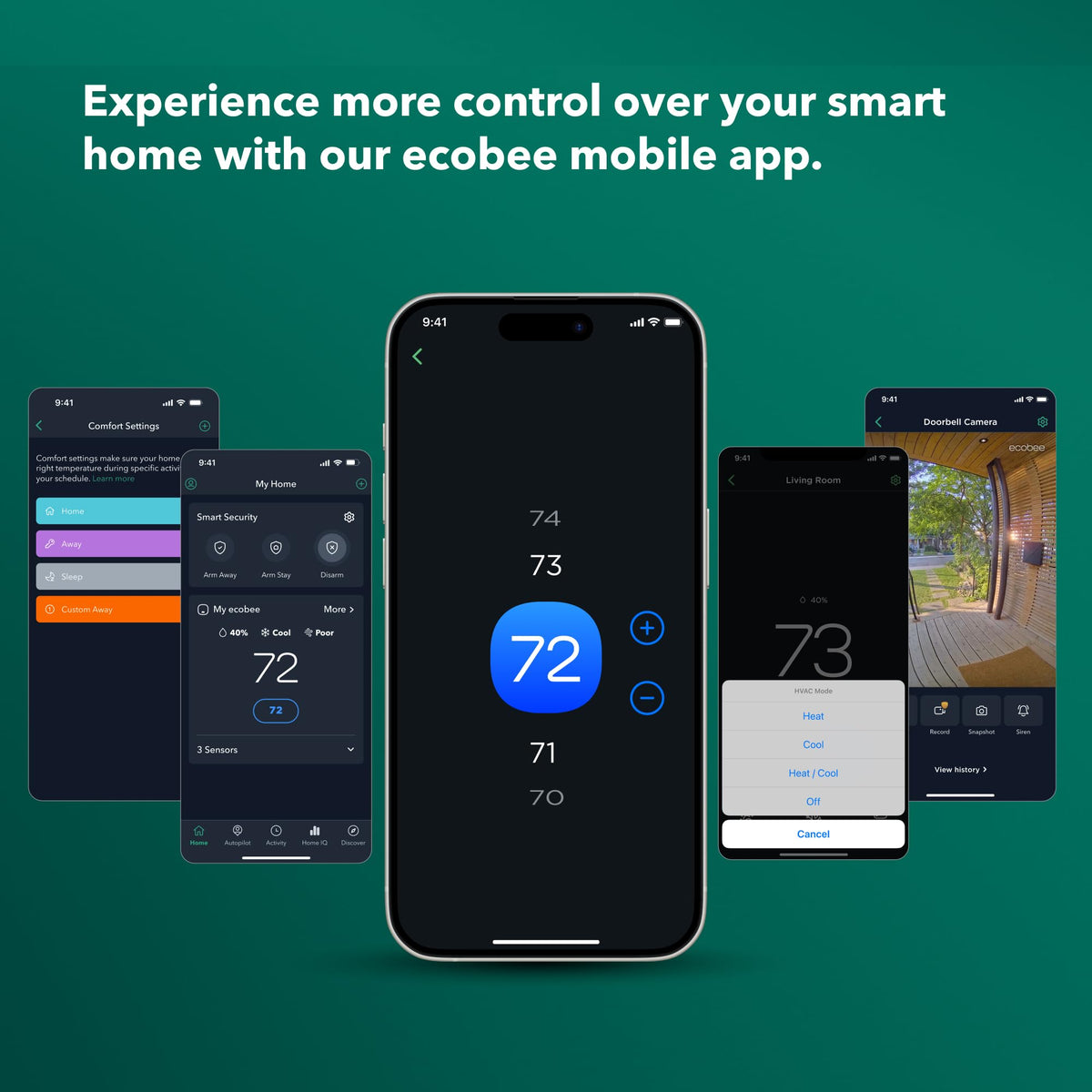 ECOBEE Smart Thermostat with Sensor & Air Quality Monitor