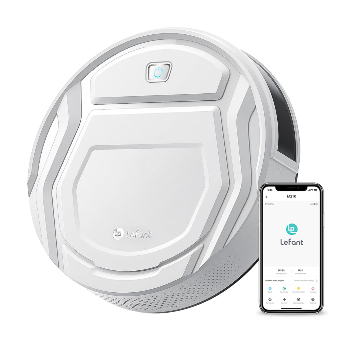 LEFANT Robot Vacuum Cleaner with Strong Suction & Wi-Fi Control