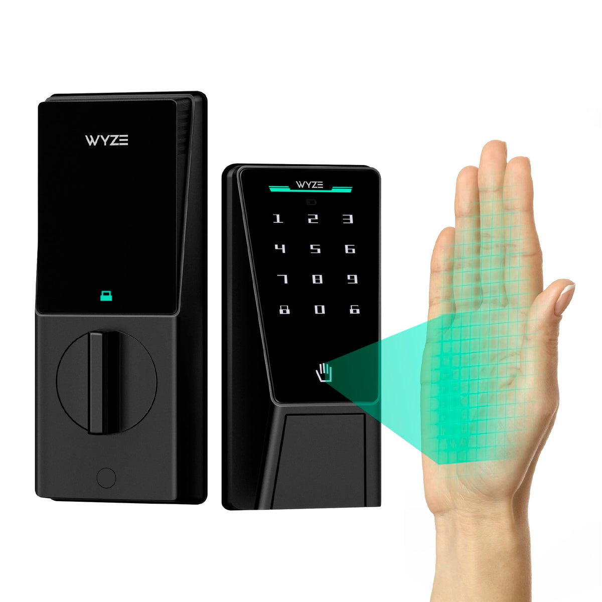 WYZE Palm Lock Smart Door Lock - Keyless Entry, Wi-Fi, Alexa
