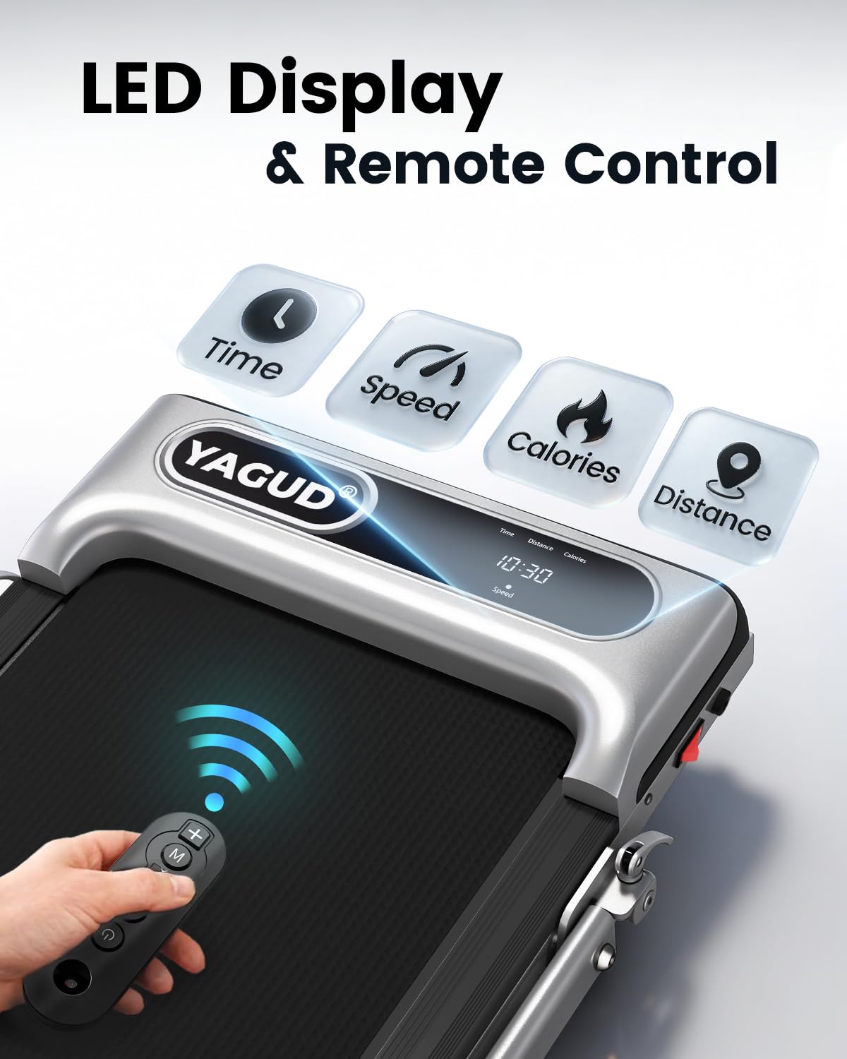 YAGUD Walking Pad Treadmill for Home Office & Jogging