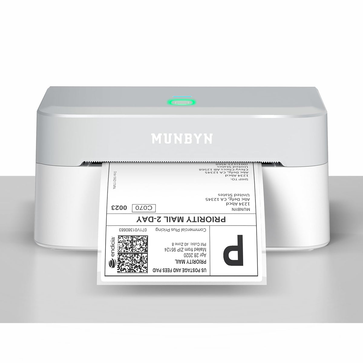MUNBYN Bluetooth Thermal Label Printer RW403B - 4x6 Wireless