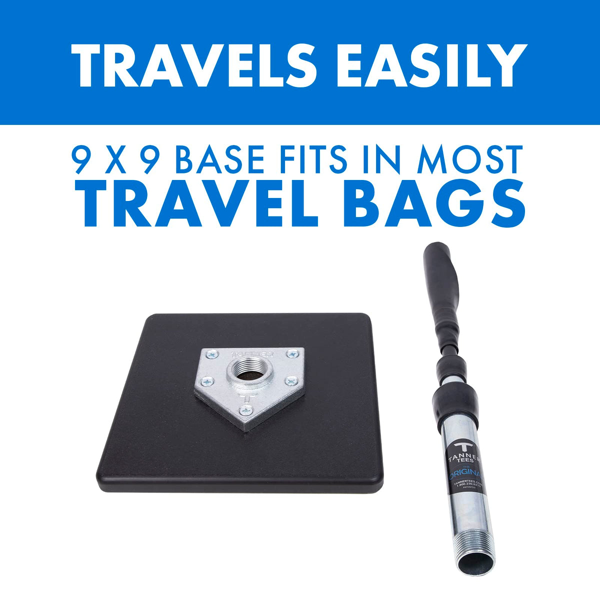 TANNER Tanner Tee Adjustable Batting Tee for Baseball & Softball